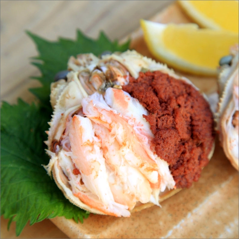 Deshelled Female Snow Crab (Seko gani) 新鮮香箱蟹甲羅盛