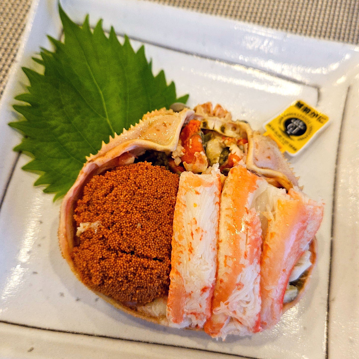 Deshelled Female Snow Crab (Seko gani) 新鮮香箱蟹甲羅盛