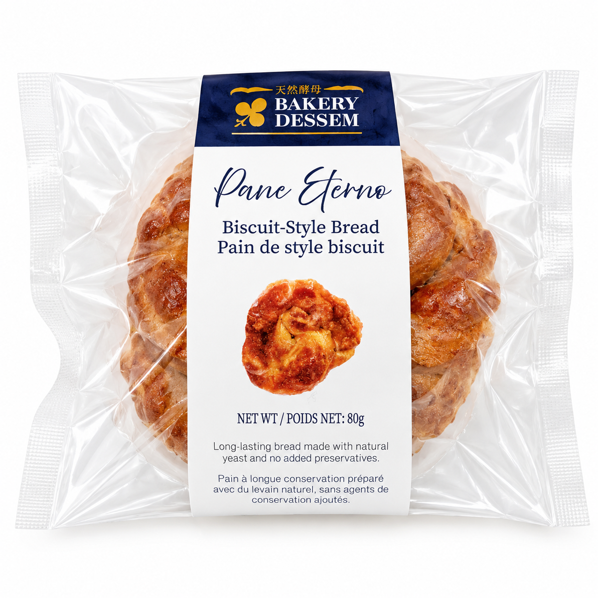 Pane Eterno Japanese Long-Life Biscuit-Style Bread – 80g