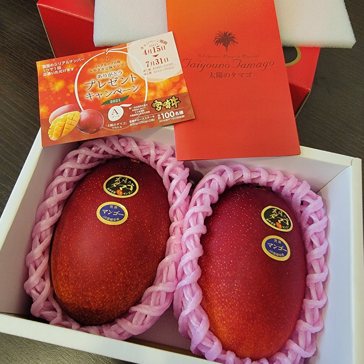 Miyazaki Mango "Egg of the Sun" 宮崎縣產完熟芒果「太陽之子」