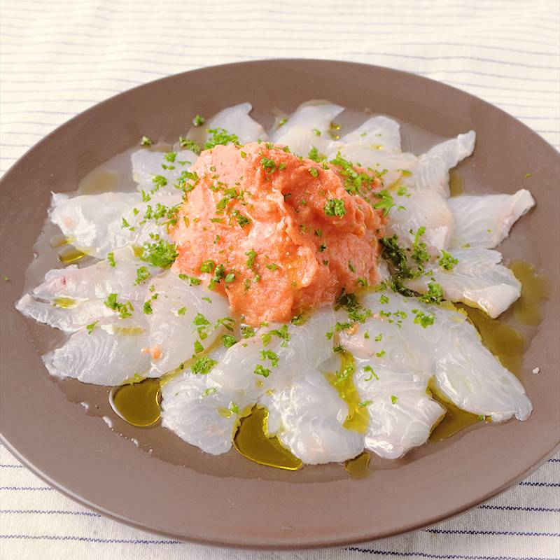 Olive Flounder Loin (Hirame) 新鮮平目魚刺身