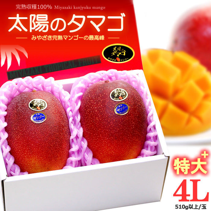 Miyazaki Mango "Egg of the Sun" 宮崎縣產完熟芒果「太陽之子」