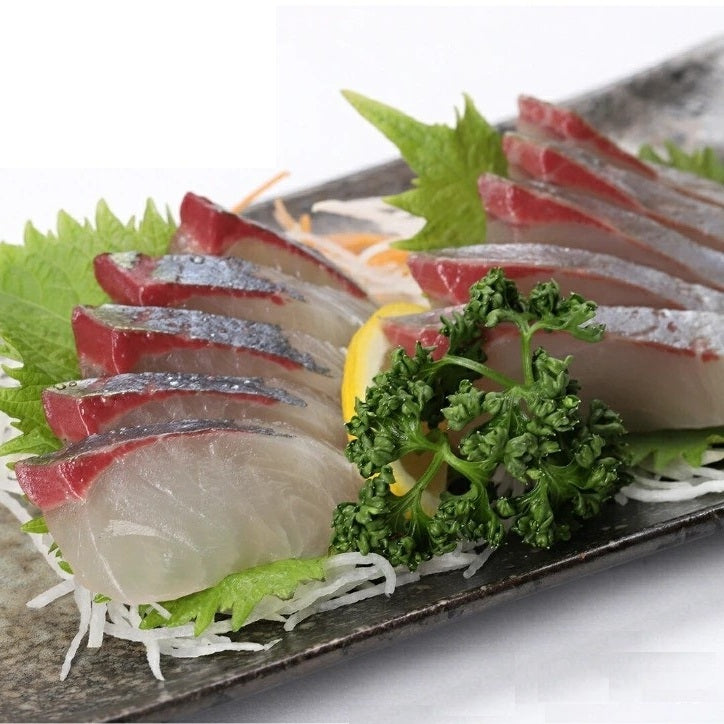 Japanese Long Fish Striped Jack Loin (Shima Aji) 新鮮深海池魚 (縞鰺) 刺身 – Fukuya Foods