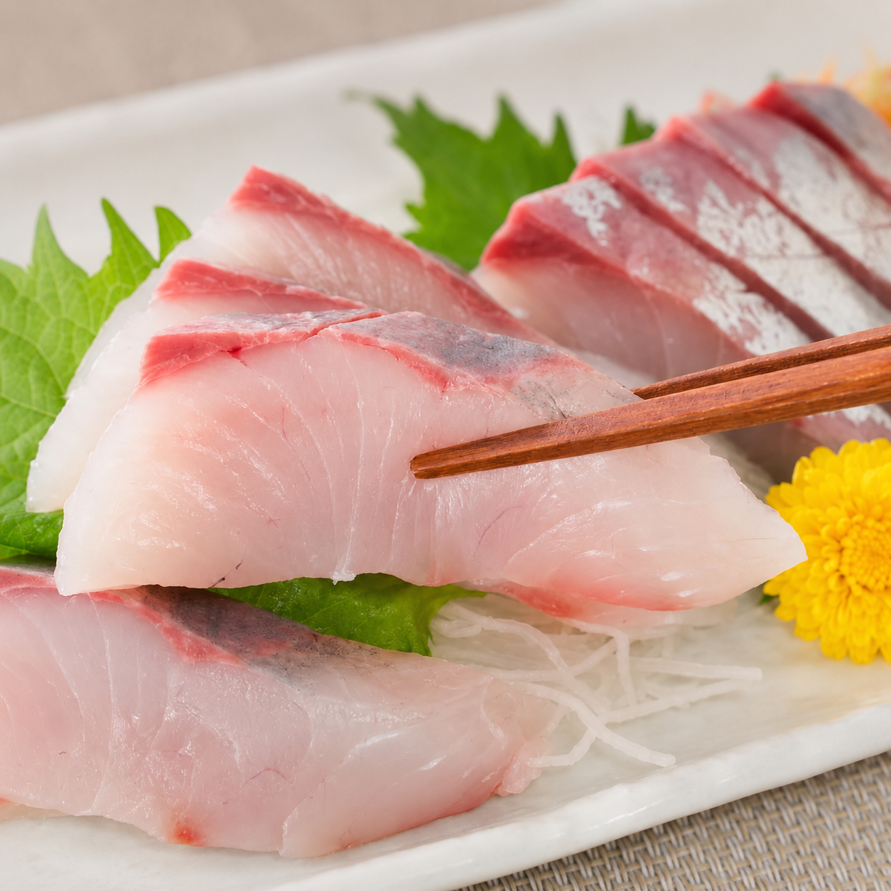 Fresh Kanpachi Sashimi Loin (Amberjack)  新鮮間八刺身