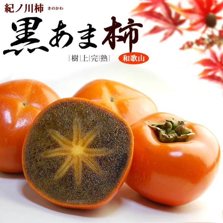 Wakayama Kinokawa Persimmon 和歌山紀の川黑芝麻柿