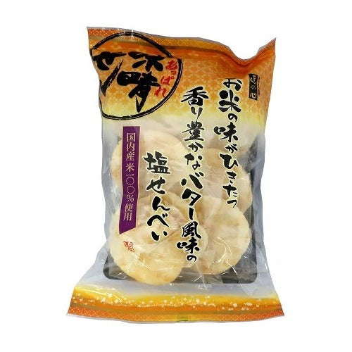 Maruhiko Salt & Butter Rice Crackers 丸彦製菓 味晴せん
