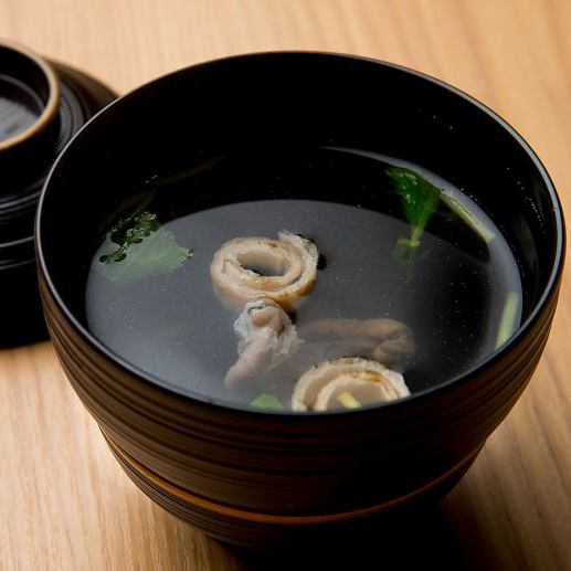 Unagi Liver Soup (Kimosui) 清香鰻魚肝湯